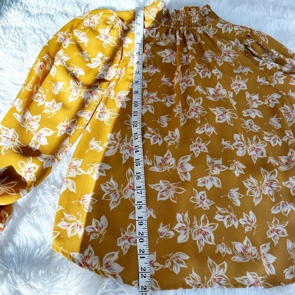 Pleione Floral BlouseTop Size Small Size Small - Picture 3 of 8